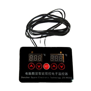 W1012 <strong>Computer</strong> <strong>Digital</strong> Display Intelligent Dual Control Electronic Temperature <strong>Controller</strong> Dual Temperature Adjustable - Product Image 1