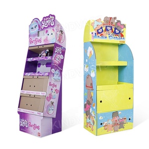 零售促销Pos定制弹出式纸板纸玩具地板展示架玩具纸板地板展示架 - Product Image 4