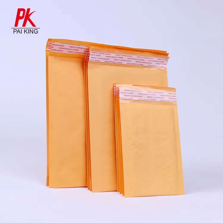 Wholesale Custom Kraft Bubble Mailer Biodegradable Paper Padded Envelopes Bag Bubble Mailer Recyclable