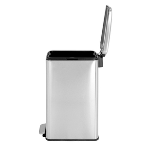 Basics Stainless Steel Rectangular Soft-Close Garbage <strong>Bin</strong> Step Trash <strong>Can</strong> Pedal <strong>Bin</strong> - Product Image 3