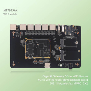 เราเตอร์ไวไฟ6 PCB บอร์ดหลัก WiFi 6 AP สนับสนุนการปรับแต่ง