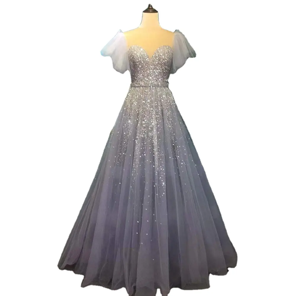 Lilla A Line Sweetheart Beaded Prom Gowns Sparkle Serene Hill LA71354A abiti da sera per adolescenti festa di laurea 2023