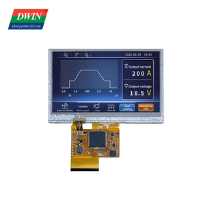 DWIN 4.3 pollici 480x272 risoluzione Ultra sottile TFT modulo Display LCD Smart cm HMI UART Port Touch Panel per Arduino - Product Image 2