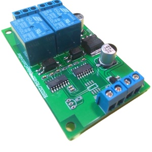 2-Kanal-RS232-485-Relais-Steuerplatine mit seriellem Anschluss (DS18B20-Temperatur) Computer-Steuer relais modul - Product Image 1