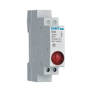 Chint ND9 LEDインジケータライト24/110/230VAC/DC 50/60Hz電流 <= 20mA金属信号ランプ