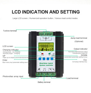 Wind <strong>PWM</strong> <strong>Dump</strong> <strong>Load</strong> 1500W 48V Wind Turbine Generator Boost and Buck Charging <strong>Controller</strong> - Product Image 4