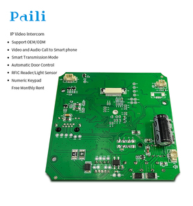 Panel de puerta de sistema de intercomunicación de vídeo basado en IP personalizado con cámara de teclado placa principal PCBA para seguridad del hogar - Product Image 6