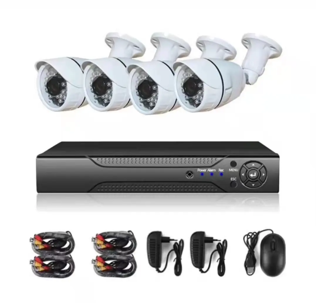 Kit de système dvr ahd 4 canaux 3MP/5MP CCTV camara de haute qualité