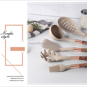 Manjia Nhà Bếp Phụ Kiện Nhà Bếp Đồ Dùng Đồ Nấu Nướng Bộ Silicone Bếp Đặt MS267 - Product Image 3