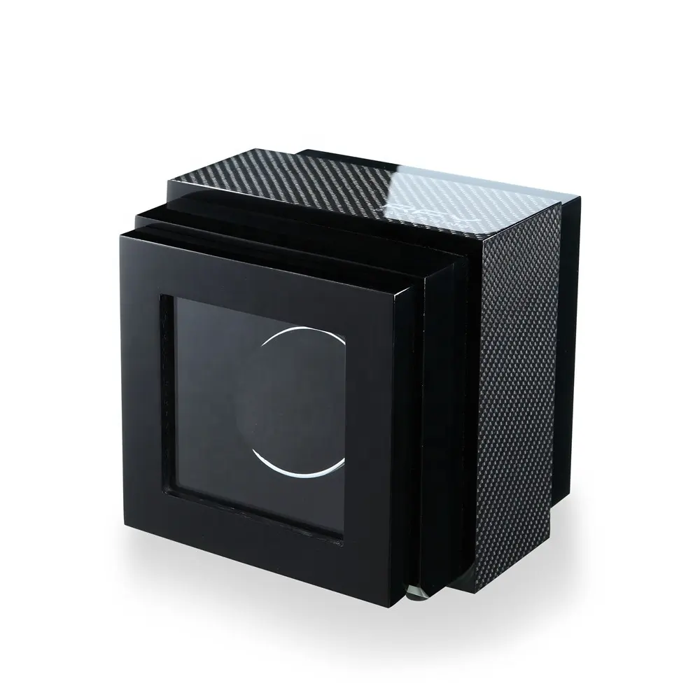 Автоматическая коробка для намотки одинарных часов для дисплея с окном, оптовая продажа, Китай, 1 намотка часов
