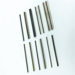 2.0mm 2*40P pin başlık tek sıra r/a altın kaplama konnektör aksesuarları profesyonel fabrika iletişim pirinç pim - Product Image 3