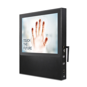 Double seite screen multifunktions computer 19 zoll touch panel pc mit lautsprecher, RFID finger drucker reader - Product Image 4