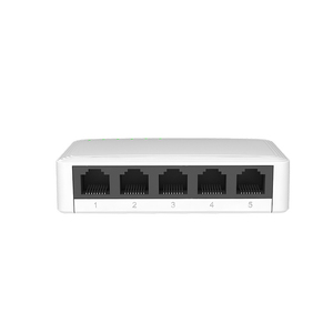 5-Port-Gigabit-Ethernet-Netzwerk-Switch mit IEEE802.3/x/u QoS-und SNMP-Funktionen 10/100/1000Mbps Desktop 5-Port-Switch-Kunststoff gehäuse - Product Image 1