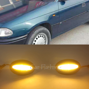 Araba dinamik LED yan işaretleyici ışık dönüş sinyali lambası Opel Corsa B C Astra F Combo B C Meriva bir araba aksesuarları - Product Image 1