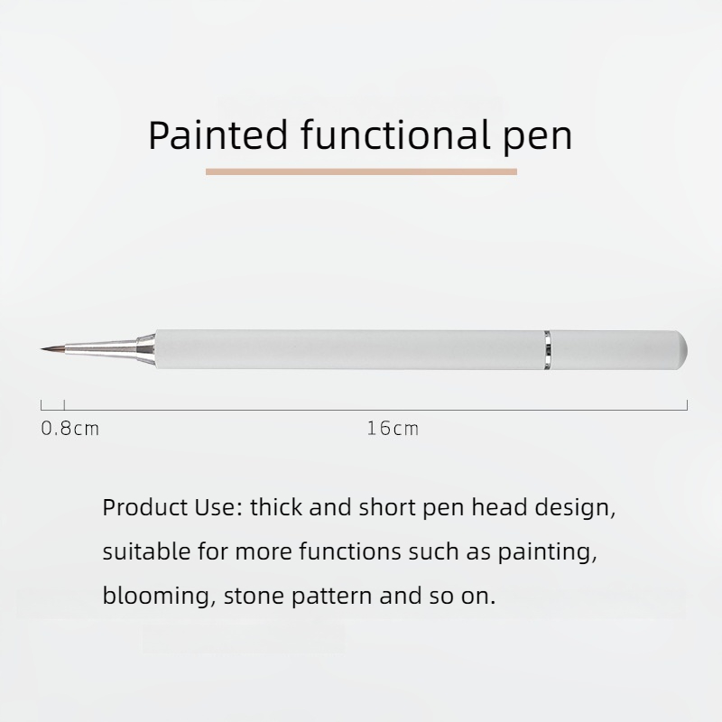 Painted functional pen