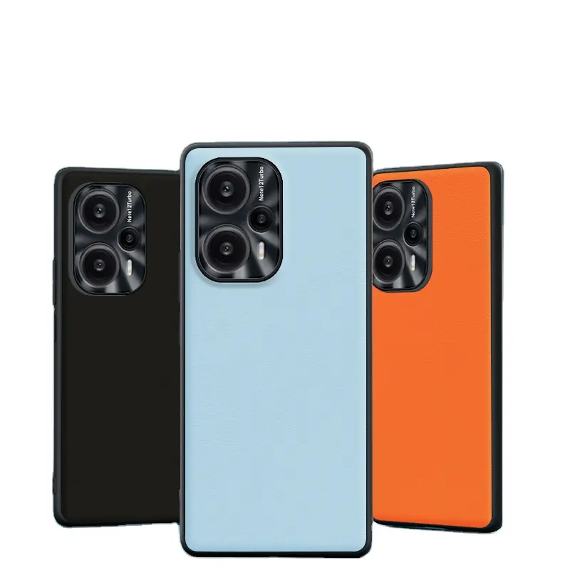 Lens Bescherming Schokbestendig Lederen Telefoonhoesje Voor Poco F5 Pro Back Cover Funda Para Voor Redmi K60 Pro Note 12 Turbo