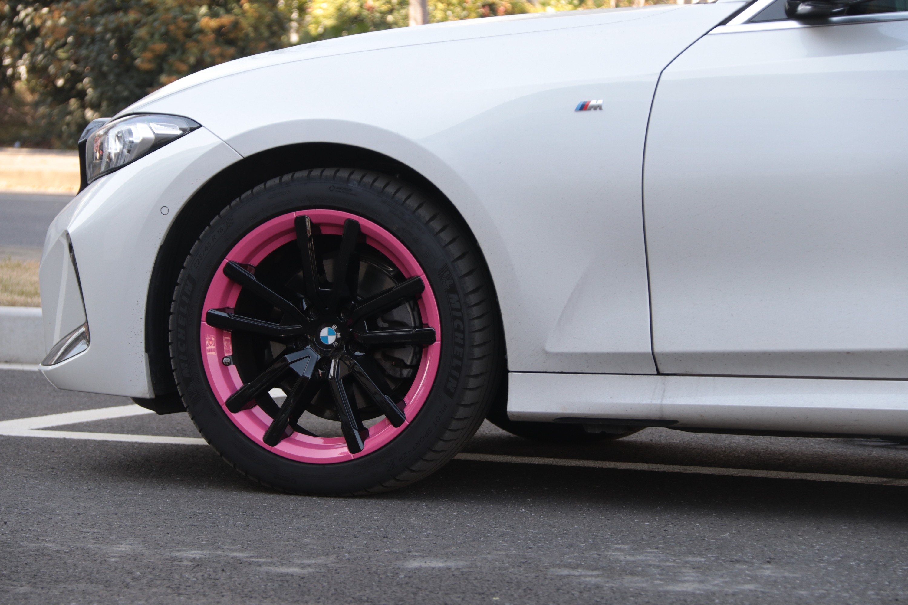 Icy Berry Pink and Black Dual-Tone