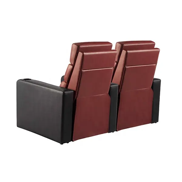 LS-818-asiento de cuero para cine en casa, sillón reclinable eléctrico VIP para salón de cine