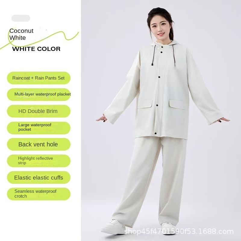 Ensemble PVC blanc lait de coco