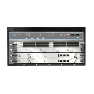 Juniper MX240 100 Mbit/s Ethernet-Switch PoE Stapelbarer SNMP QoS VLAN mit Anschluss und Kabel-Wacholder-Router auf Lager