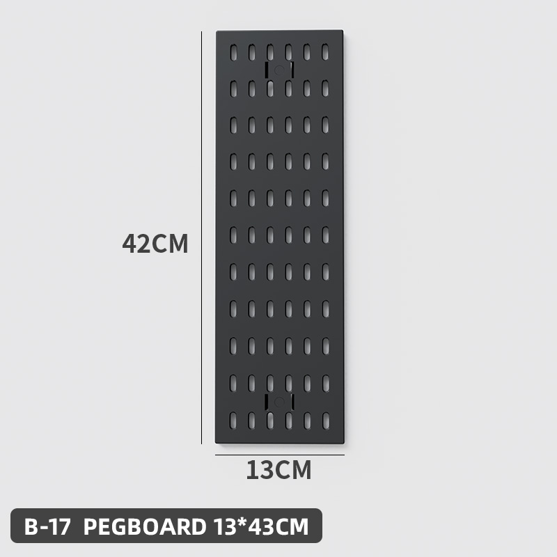 B-017 Pegboard 13*42cm-BLACK