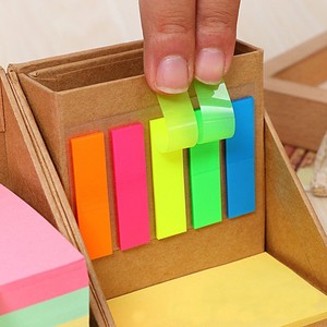 促销定制标志桌面纸块记事本立方体便签本带笔筒的便签本 - Product Image 5