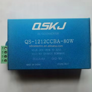 QS-1212CCBA-80W <strong>Input</strong> <strong>8</strong>-30V <strong>Output</strong> <strong>2</strong>-16V 80W Step Down Auto Boost Buck Converter - Product Image 4