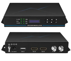 Digital TV Encoder <strong>Modulator</strong> 2 HD&amp;1 <strong>USB</strong> to RF <strong>DVB</strong>-C DTMB ISDB-<strong>T</strong> <strong>DVB</strong>-<strong>T</strong> ATSC H.264 CATV Encoder <strong>Modulator</strong> - Product Image 1