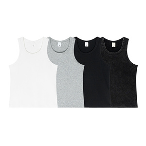 Impressão personalizada plus size tank top ginásio homens oversized algodão preto longarina dos homens tank tops