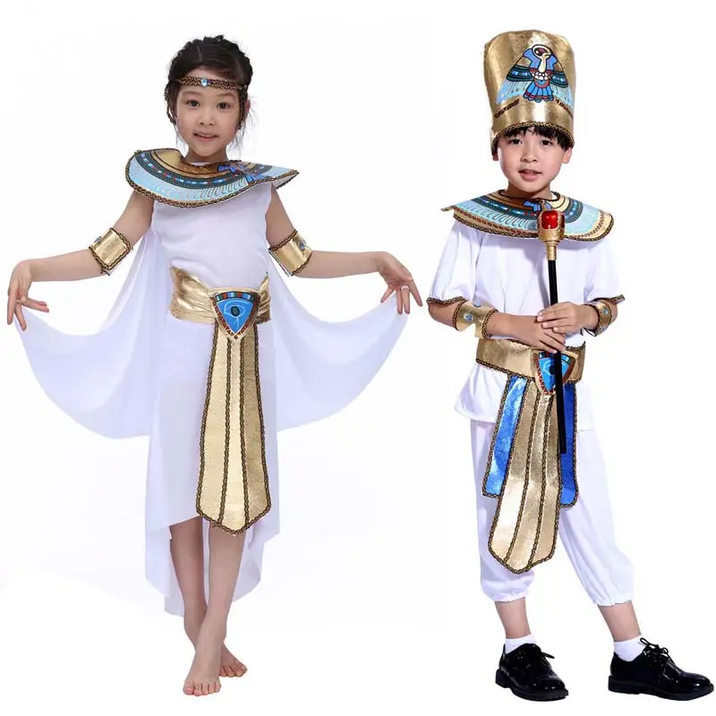 Halloween carnaval fiesta juego de rol Cosplay vestido antiguo Egipto disfraz para niñas 2017