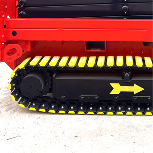 Miễn phí vận chuyển 12M Scissor Lift điện nâng nền tảng thang máy thang nhỏ trên không làm việc nền tảng tự hành Scissor Lift - Product Image 4