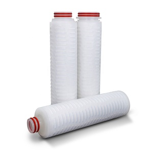Industrial Water <strong>Filter</strong> 5&quot;-40&quot; 0.45/1/20 Micron Double Layer Polypropylene Pleated High Flow <strong>Filter</strong> Cartridge with Code 7 - Product Image 2