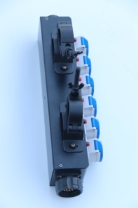 Socapex to CEE Box <strong>6</strong>*16A CEE 3P <strong>Output</strong> Power Distribution Box <strong>6</strong>*16A for Small Stage Equipments - Product Image 4