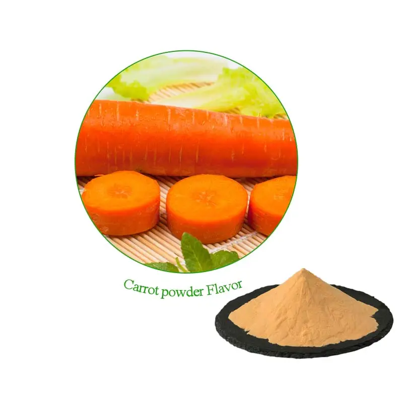 Pó do pó da cenoura do produto comestível para o alimento