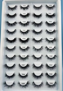Remark Model Number of Single Pair 15mm Mink Eyelashes 3D Siberian Fluffy Eyelashes Handmade Strip Eyelashes Reusable <strong>Lashes</strong>