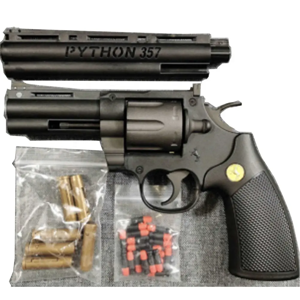 Nylon Body Guns Shooting Soft Bullet Manual Loading Exercise Children's Hand-eye Coordination Plastic Toy Gun