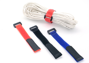 Eco-Friendly Adjustable <strong>Elastic</strong> Self-Adhesive Safety Strap with Injection <strong>Hook</strong> <strong>and</strong> <strong>Loop</strong> Cable Tie Cinch Strap with Tape Pattern - Product Image 4
