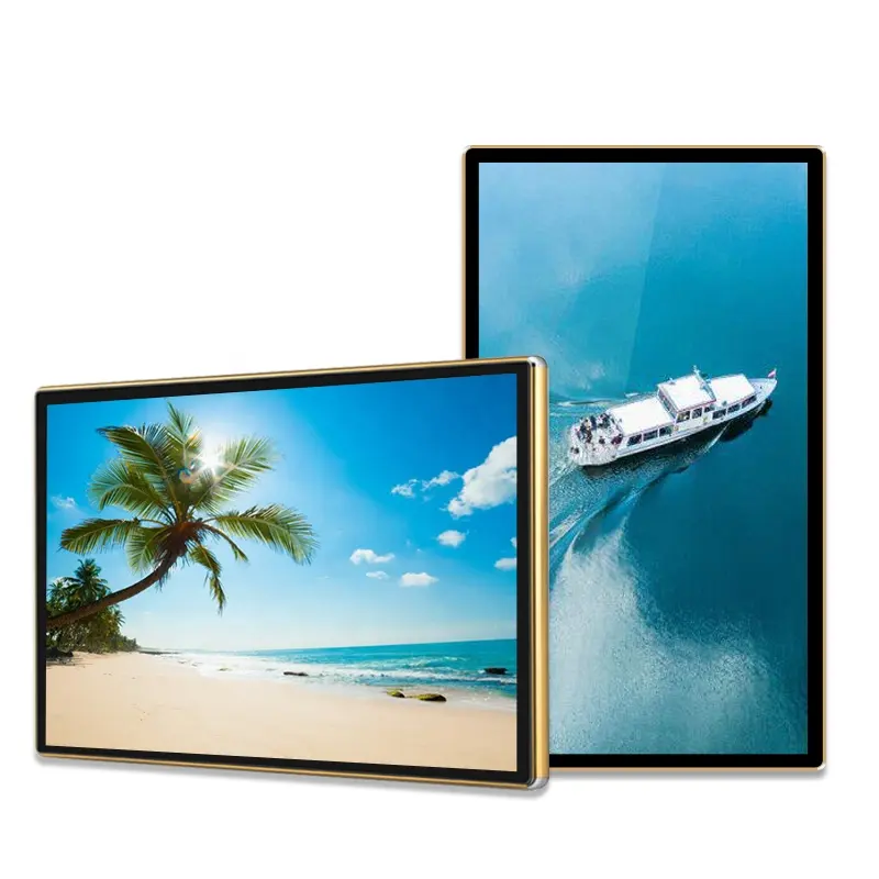 32 Inch Android Reclame Display Lcd Touch Muur Mount Screen Video Monitor Digital Signage