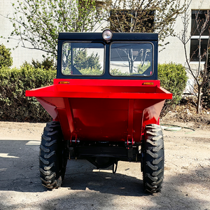 Camión volquete hidráulico de Descarga frontal de 3 toneladas, Unidad 4*4 vendida en fábrica, bomba cargadora de ruedas personalizable, cargador de precisión, motor de 1 año