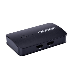 HK201 Fjgear Usb2.0 4K Kvm Switch Selector Sin controlador Dos puertos Hdmi 3840*2160/30Hz Para conexiones de computadora - Product Image 6