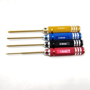 Chất Lượng Cao Titanium Tráng Thép Tốc Độ Cao Hex <span class=keywords><strong>Screwdriver</strong></span> <span class=keywords><strong>Set</strong></span> 4 Cái Cho Điều Khiển Từ Xa Xe - Product Image 3
