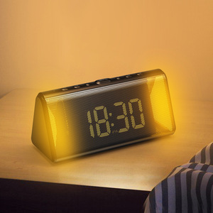 Creative APP Small <strong>Program</strong> Electronic Alarm LED Desktop Bedside Night Light Digital Smart Clock Customization - Product Image 6