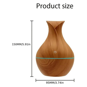 130Ml ahşap nemlendiriciler Aroma YAYICI Usb Mini hava parfüm difüzör ev için elektrikli koku uçucu yağ difüzör - Product Image 3