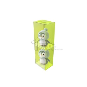 Espositore acrilico impilabile personalizzato per figure di Labubu ripiano di assemblaggio modulare Pop Mart da collezione - Product Image 3