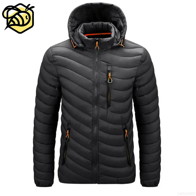 2022 зимняя Водонепроницаемая Стеганая пузырьковая куртка, Мужское пальто, мужские куртки большого размера