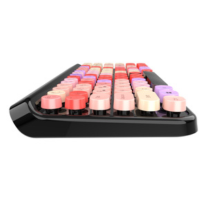 <strong>Computer</strong> Slim BT3.0 Wireless <strong>Keyboard</strong> Retro <strong>Keyboard</strong> Round Keykap 2021 New Trend for <strong>Computer</strong> Notebook Tablet Pc - Product Image 6