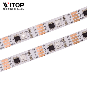 GS8208 DC12V 30led 48led 60led/Mアドレス可能なフルカラーRGB5050LEDストリップピクセル制御デジタルストリップSPIライトWS2815 - Product Image 5