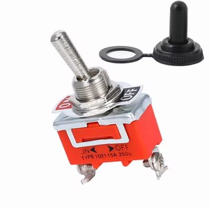 15A 250V SPST 2 terminali kapalı geçiş anahtarı su geçirmez kapaklı - Product Image 2