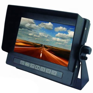 Universal 12V-24V IP67 Pantalla ancha para exteriores 16:9 IPS 1024x600 pantalla pequeña VGA monitor de computadora para coche PC cctv - Product Image 6