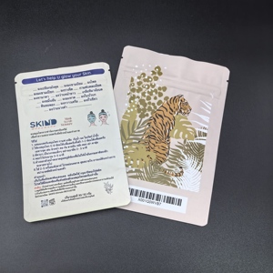 <span class=keywords><strong>Zip</strong></span> Shut leakproof mùi lưu trữ bằng chứng tái sử dụng nhôm Ziplock bao bì thực phẩm túi cho các loại hạt và kẹo - Product Image 1